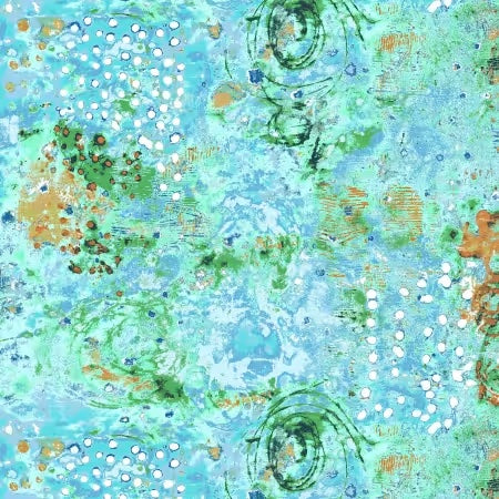 Windham Marcia Derse 52814D-4 Seaglass Spotted Graffiti 
