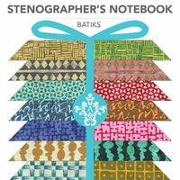 Anthology Marcia Derse Stenographer's Notebook Fat Quarter bundle