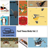Birch Fabrics Charley Harper 10 FQ Bundle Ford Time vol 2